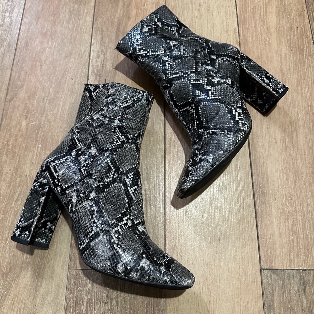 Jeffrey Campbell Square Toe Booties